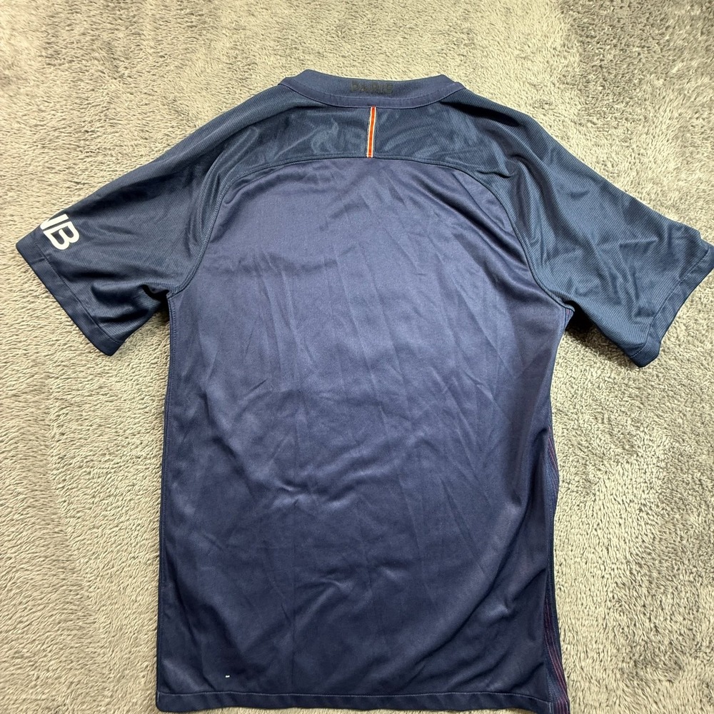 Nike PSG Paris Saint Germain S Men Soccer Jersey 2017/18 Home Blue Dri-Fit - Picture 2 of 8